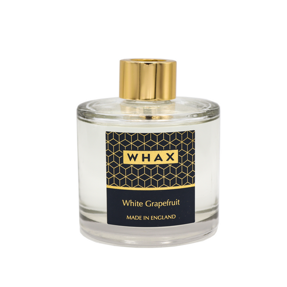 whax.co.uk | white grapefruit reed diffuser | grapefruit fragrance diffuser | made in England | Herefordshire | gift for her, gift for him