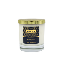  Pink pomelo scented home candle | pomelo scented candle | whax.co.uk | made in England